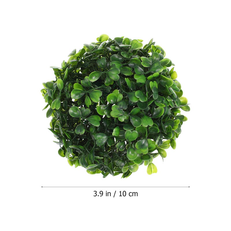 EXCEART 6pcsTopiary Ball Artificial Boxwood Ball Topiary Plant Topiary Tree Substitute Indoor Outdoor Wedding Decor 10cm - Image 4